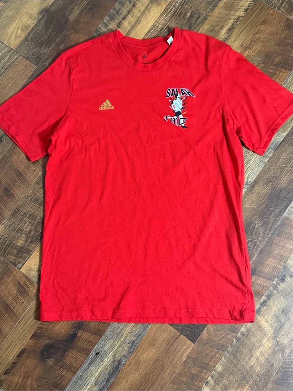 Adidas Mohamed Salah Graphic T-Shirt Red Men’s Medium HC1980